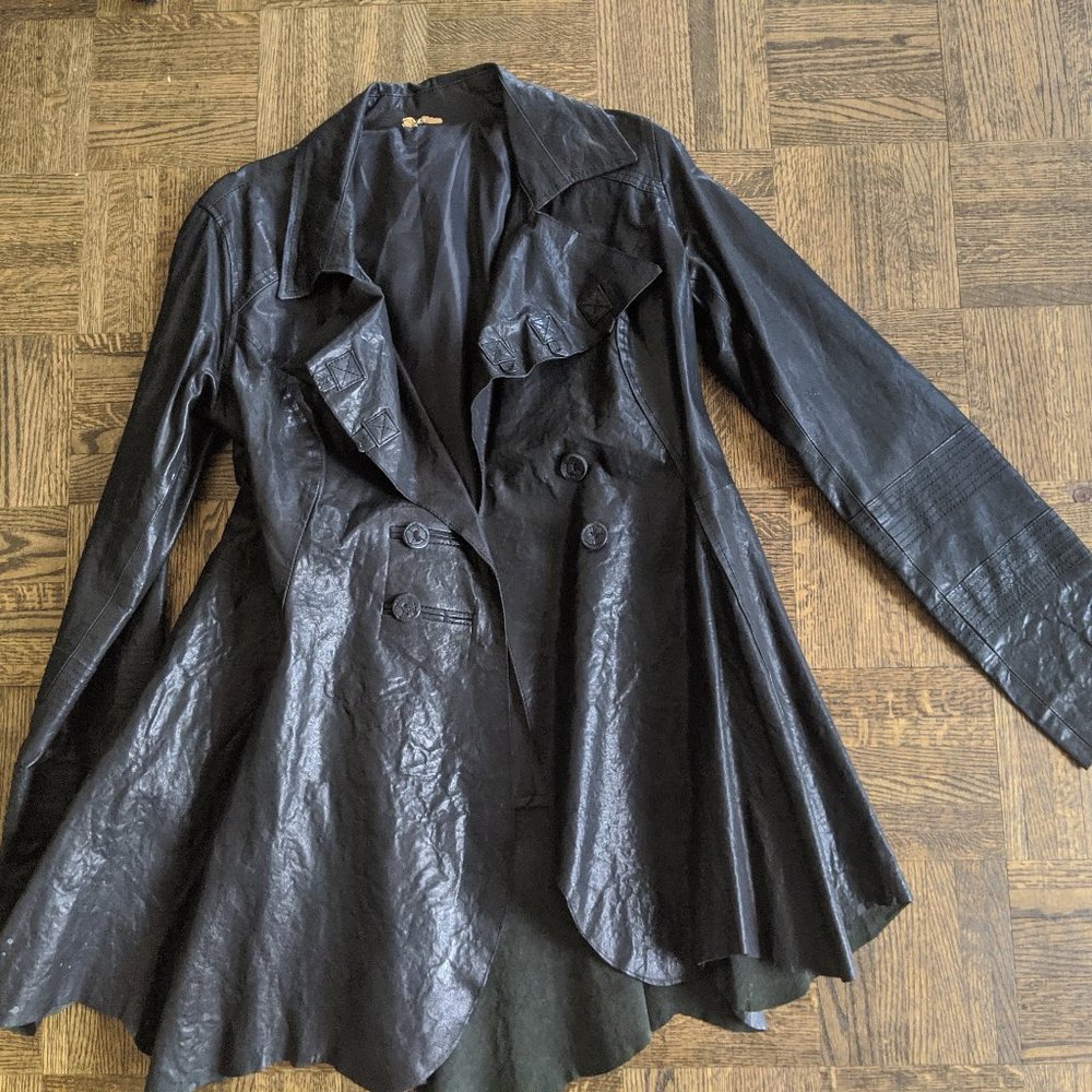 Women's Black Leather Jacket